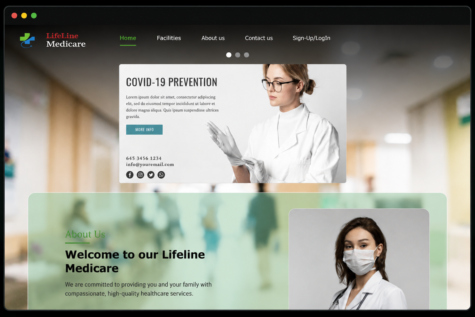Wellness Management System project preview